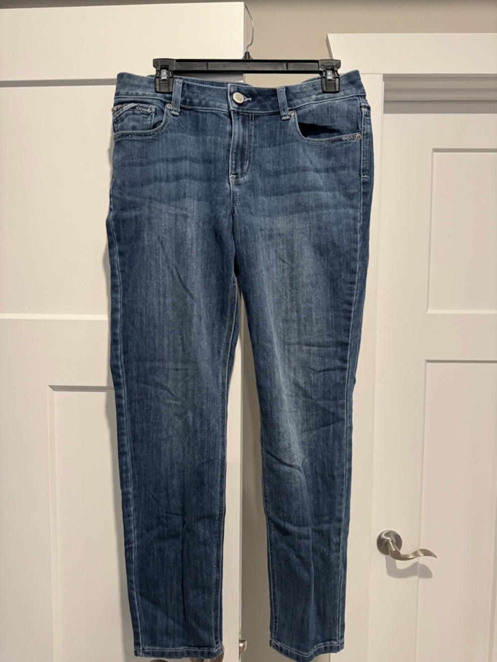 Maurice’s Women's Blue Straight-Leg Jeans